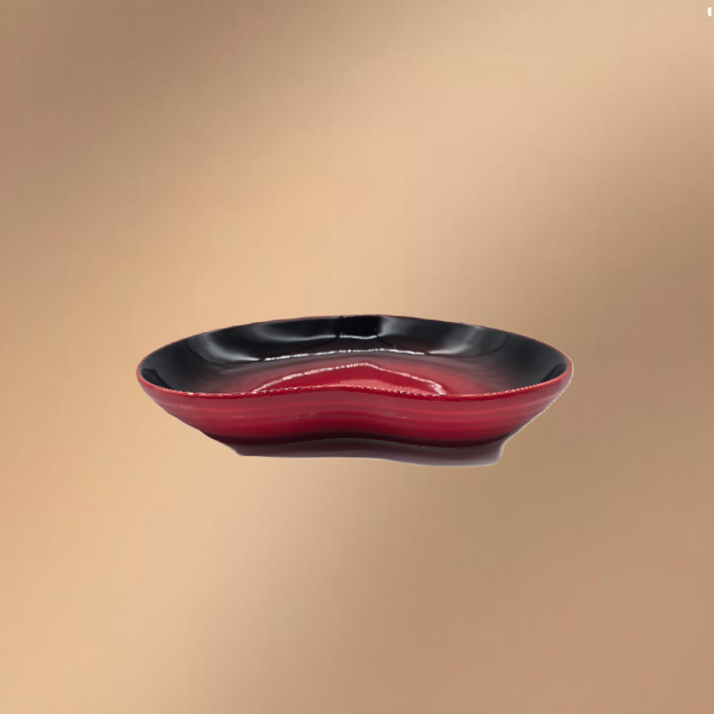 Palm Shaped Porcelain Dinner & Dessert Plate