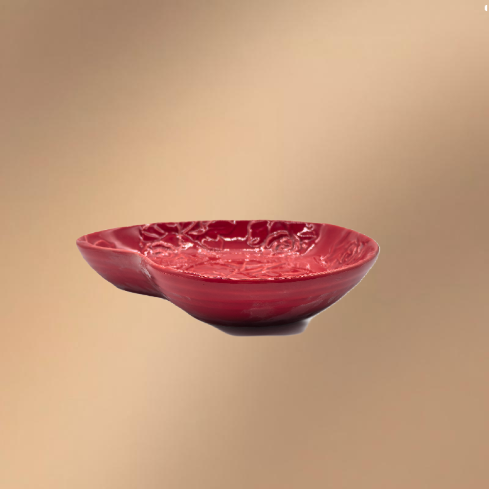 Heart Shaped Porcelain Dinner & Dessert Plate