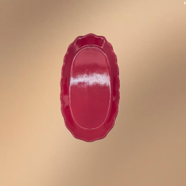 Porcelain Dinner Plate,Oval Serving Platter For Dessert