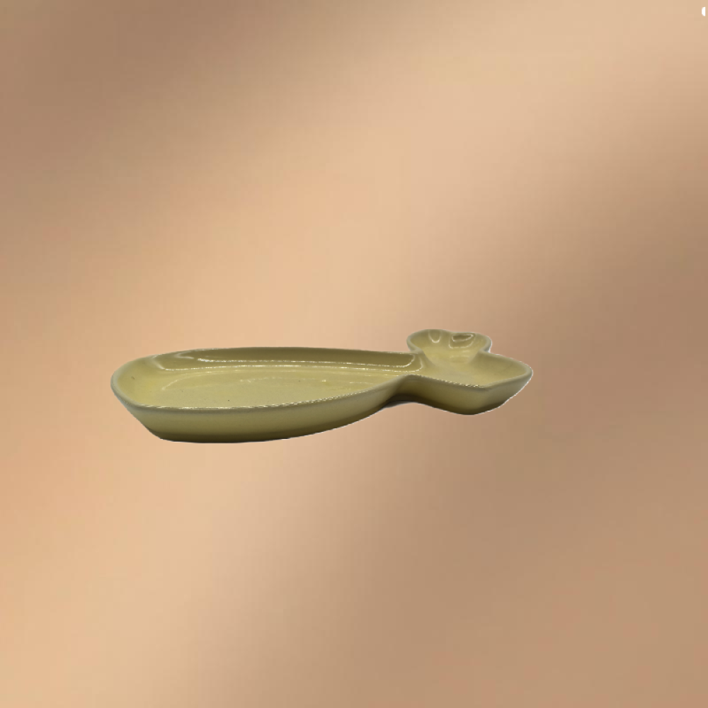 Rabbit Shaped Porcelain Dinner & Dessert Plate