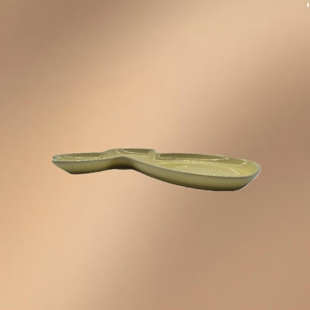 Rabbit Shaped Porcelain Dinner & Dessert Plate