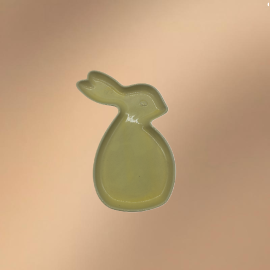 Rabbit Shaped Porcelain Dinner & Dessert Plate