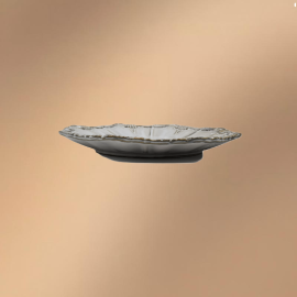 Porcelain Dinner Plate,Embossed Serving Dish