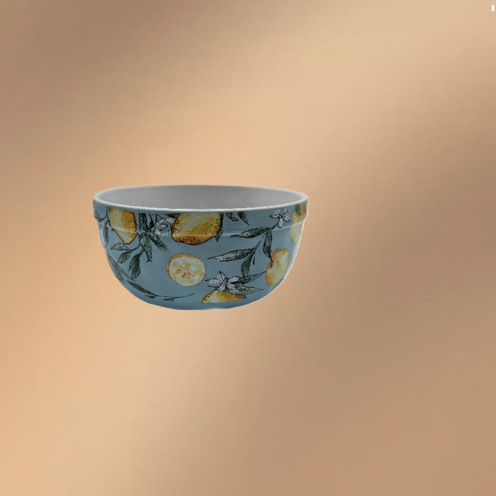 Porcelain Bowl With Lemon Patterns,Soup Bowl