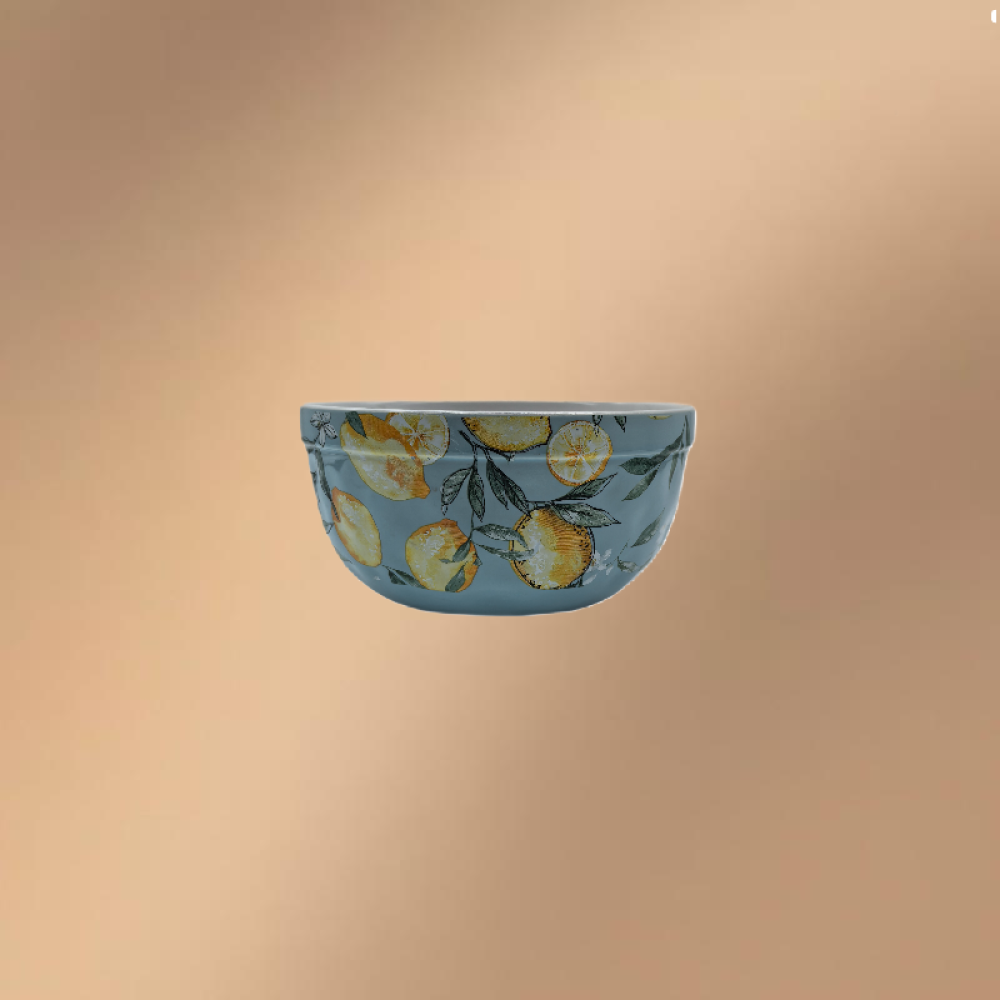 Porcelain Bowl With Lemon Patterns,Soup Bowl