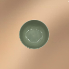 Green Embossed Porcelain Bowl For Rice,Soup,Cereal,Yogurt