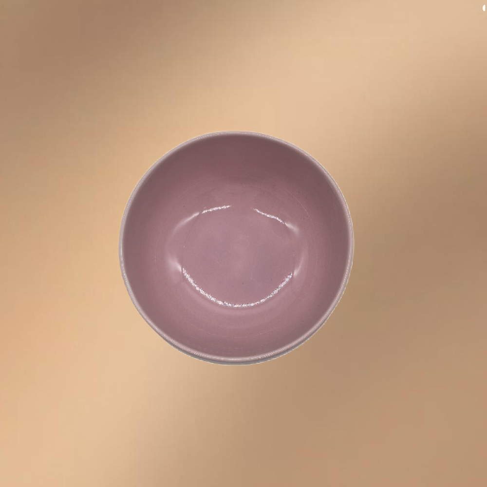 Purple Embossed Porcelain Bowl For Rice,Soup,Cereal,Yogurt