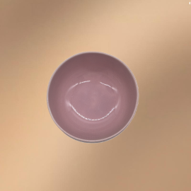 Purple Embossed Porcelain Bowl For Rice,Soup,Cereal,Yogurt