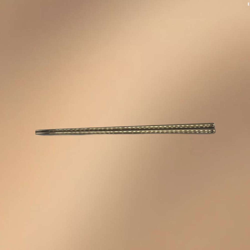 Golden Stainless Steel Chopsticks And Metal Tableware