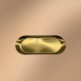 Golden Stainless Steel Serving Plates