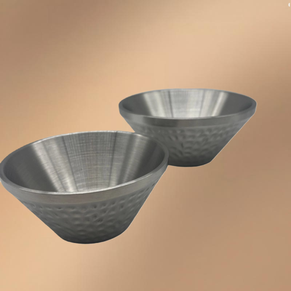 Silver Stainless Steel Ice Bowl Silver Stainless Steel Ice Bowl