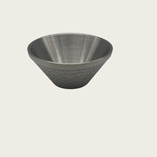 Silver Stainless Steel Ice Bowl