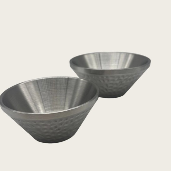 Silver Stainless Steel Ice Bowl
