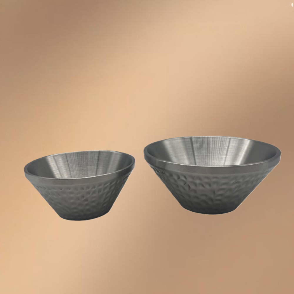 Silver Stainless Steel Ice Bowl