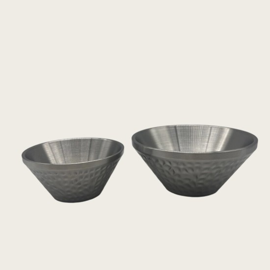 Silver Stainless Steel Ice Bowl