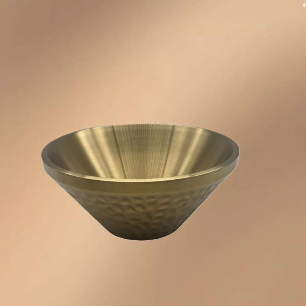 Golden Stainless Steel Ice Bowl