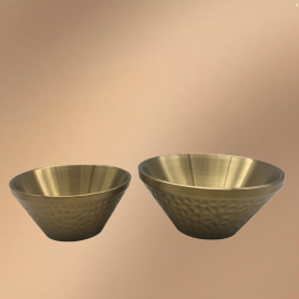 Golden Stainless Steel Ice Bowl