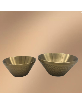 Golden Stainless Steel Ice Bowl