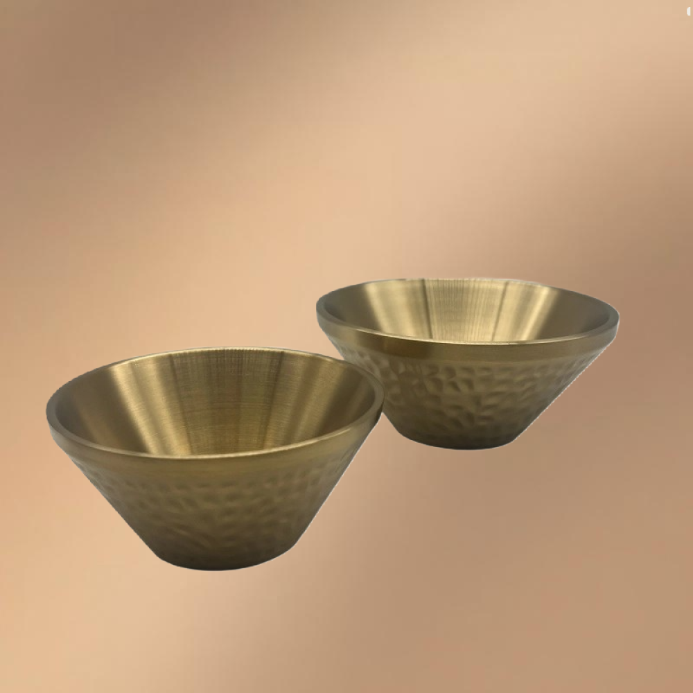 Golden Stainless Steel Ice Bowl