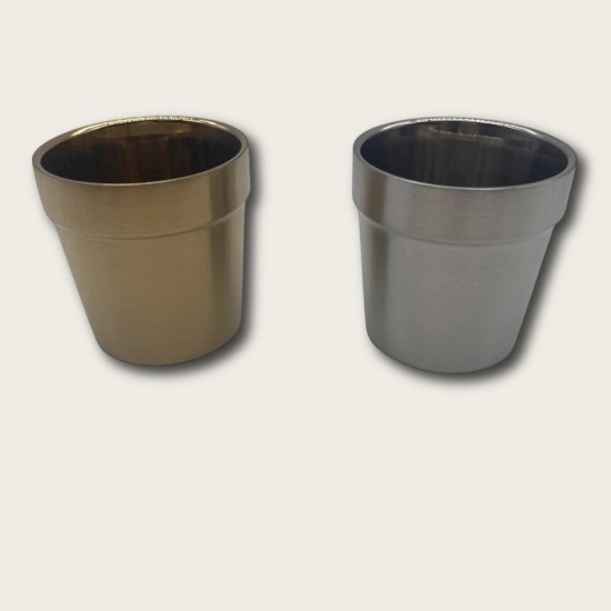 Silver Stainless Steel Insulated Cup