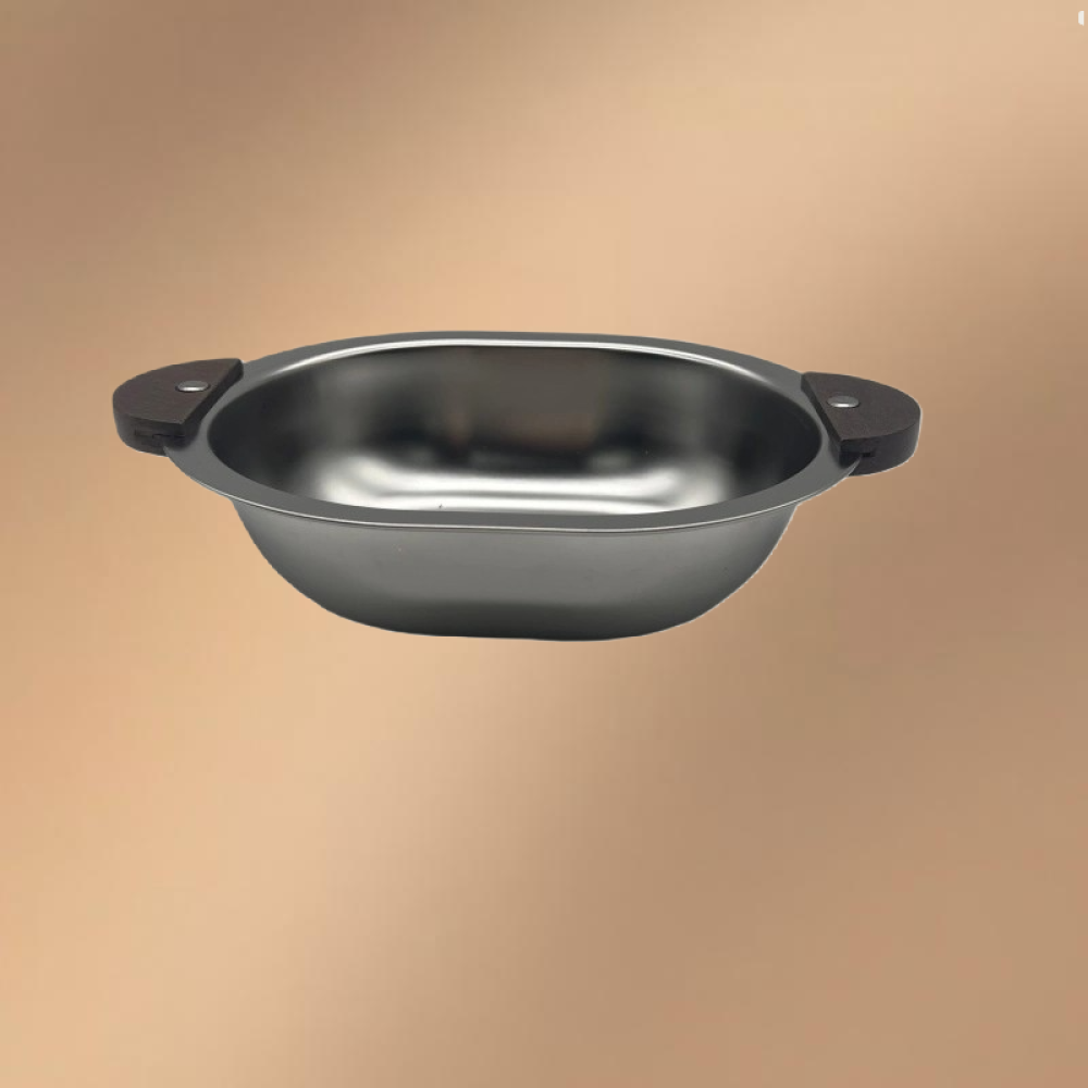 Silver Stainless Steel Teddy Bear Heat-Resistant Dinnerware Bowl