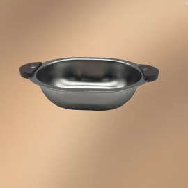 Silver Stainless Steel Teddy Bear Heat-Resistant Dinnerware Bowl