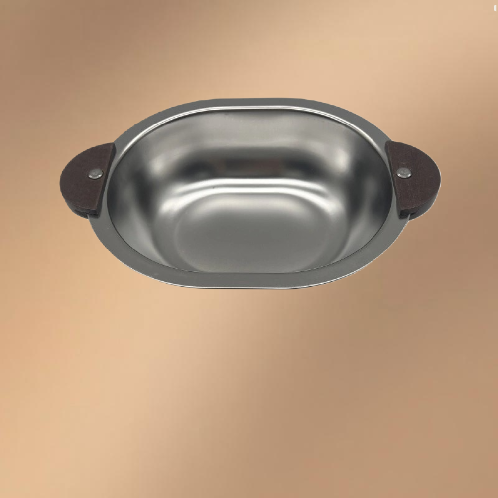 Silver Stainless Steel Teddy Bear Heat-Resistant Dinnerware Bowl