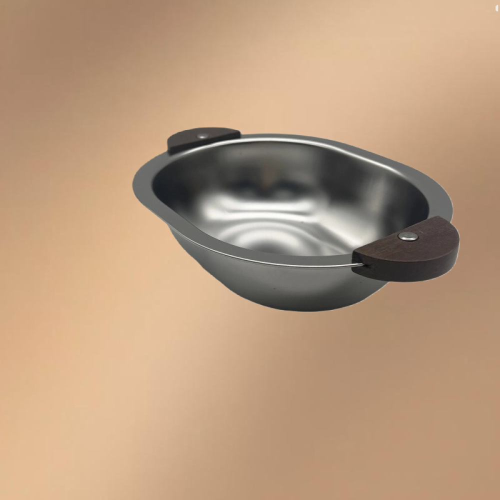 Silver Stainless Steel Teddy Bear Heat-Resistant Dinnerware Bowl