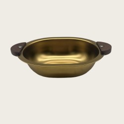 Golden Stainless Steel Little Bear Heat-resistant Dinnerware Bowl