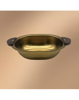 Golden Stainless Steel Little Bear Heat-resistant Dinnerware Bowl