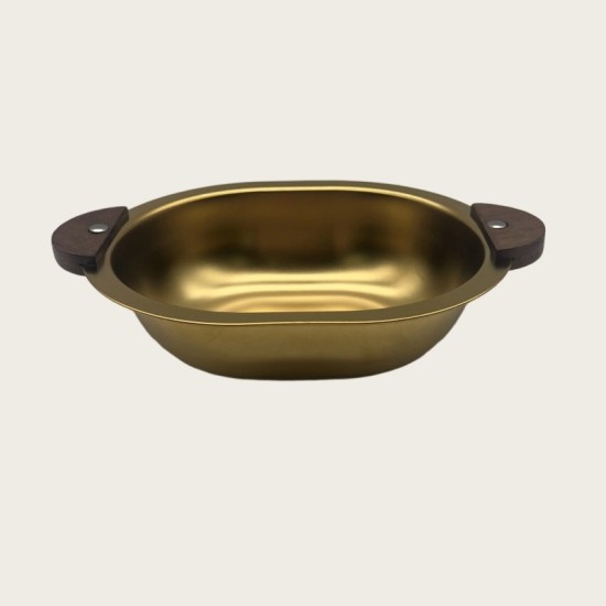 Golden Stainless Steel Little Bear Heat-resistant Dinnerware Bowl