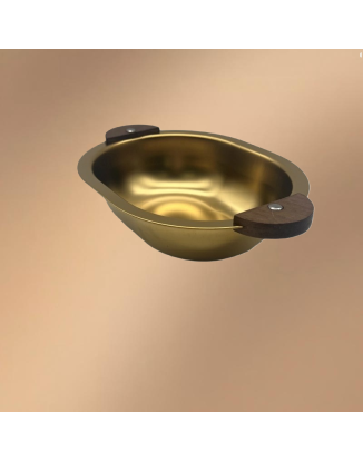 Golden Stainless Steel Little Bear Heat-resistant Dinnerware Bowl