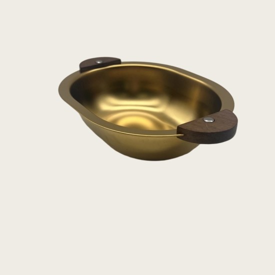 Golden Stainless Steel Little Bear Heat-resistant Dinnerware Bowl