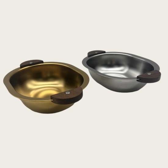 Golden Stainless Steel Little Bear Heat-resistant Dinnerware Bowl
