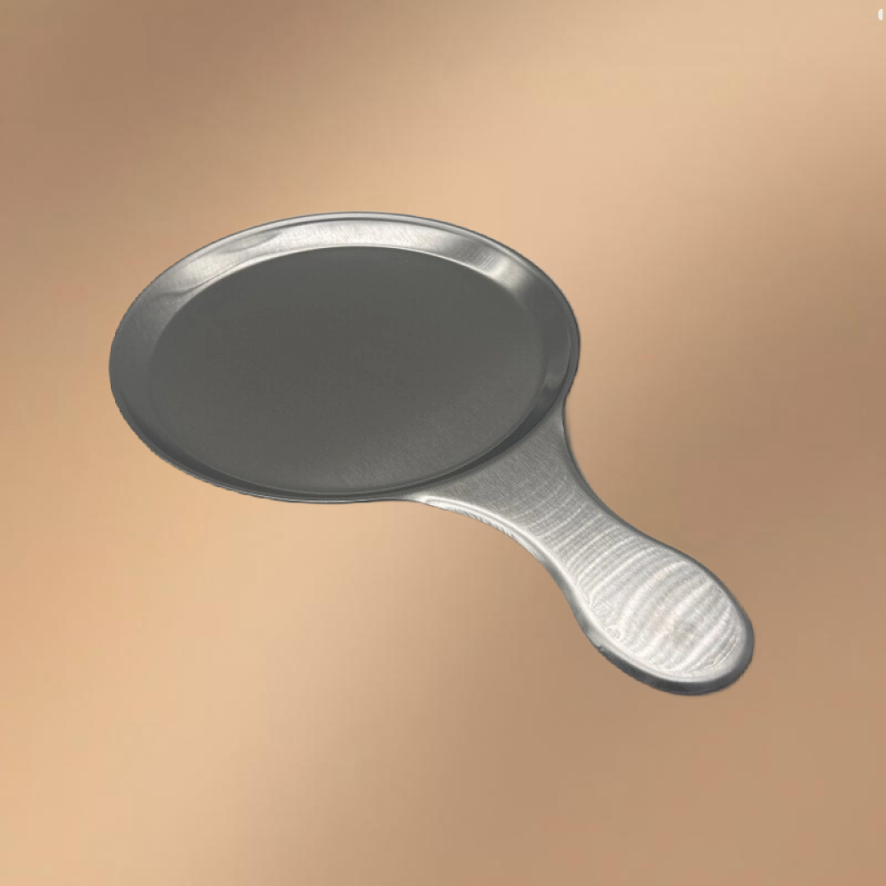 Silver Stainless Steel Handle For The Snack Plate