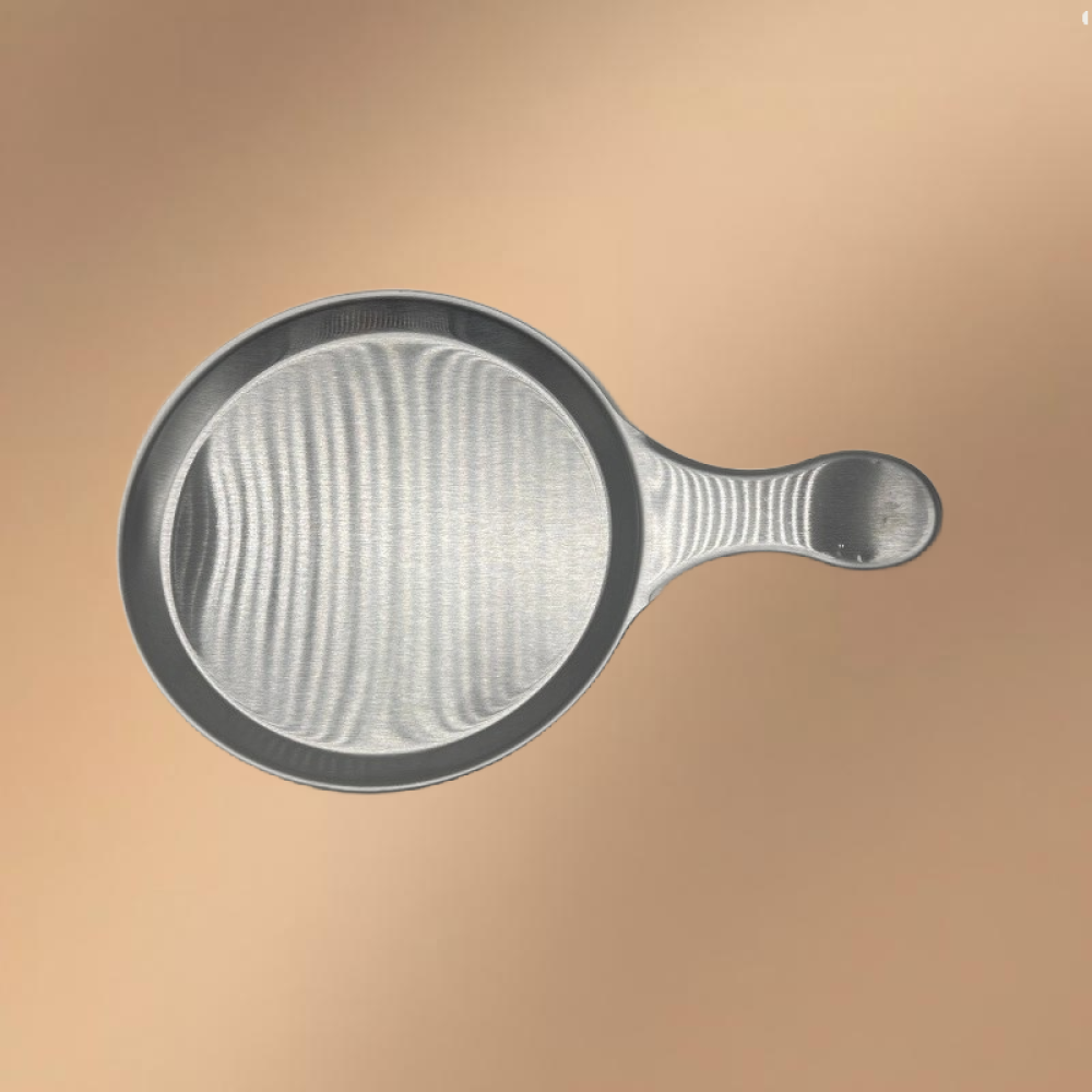 Silver Stainless Steel Handle For The Snack Plate