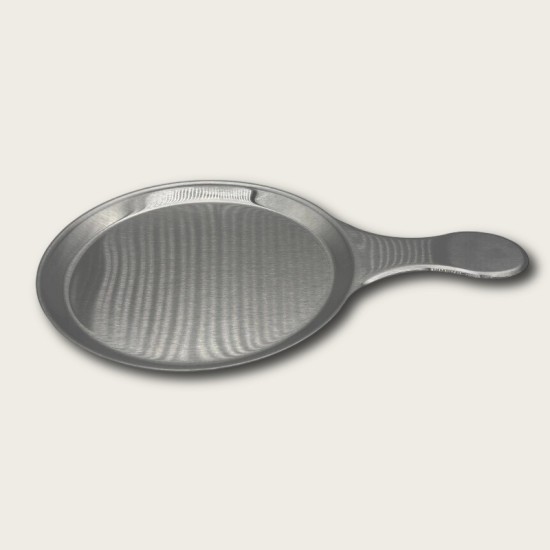 Silver Stainless Steel Handle For The Snack Plate