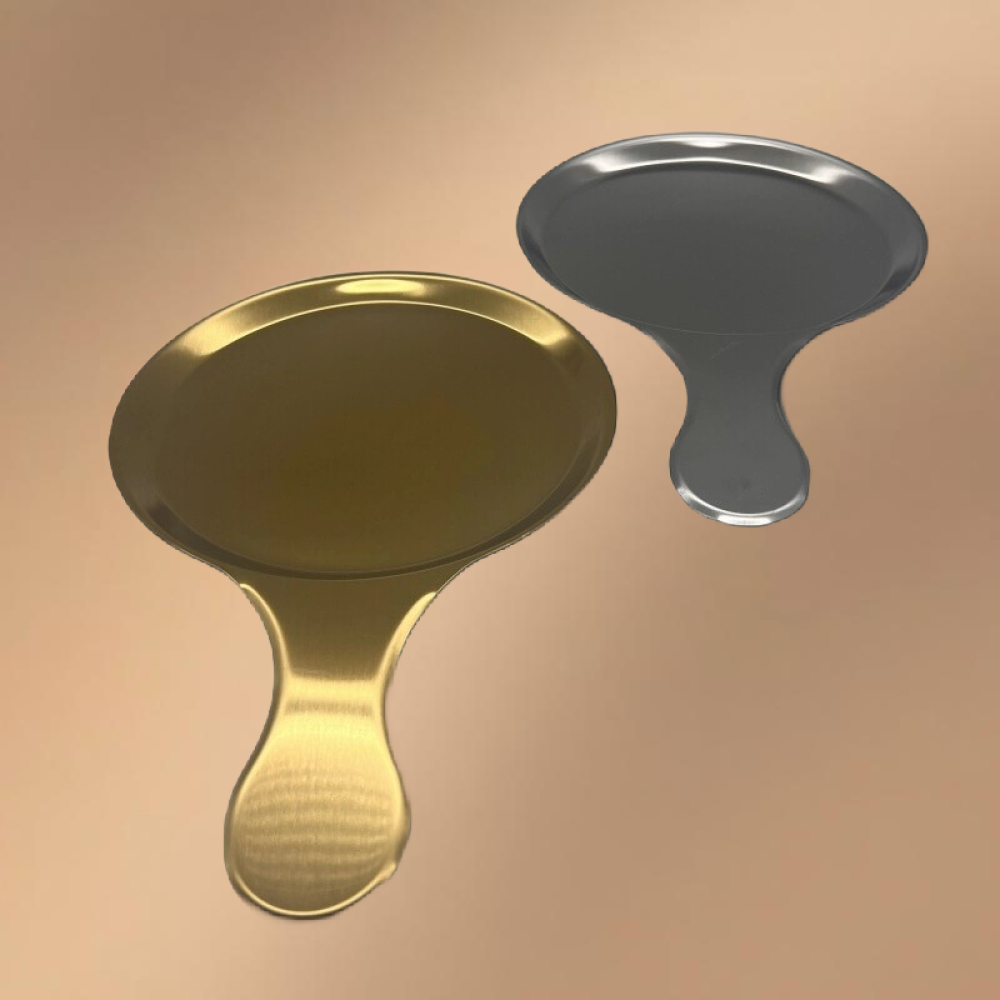 Silver Stainless Steel Handle For The Snack Plate