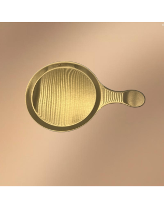 Golden Stainless Steel Handle For The Snack Plate