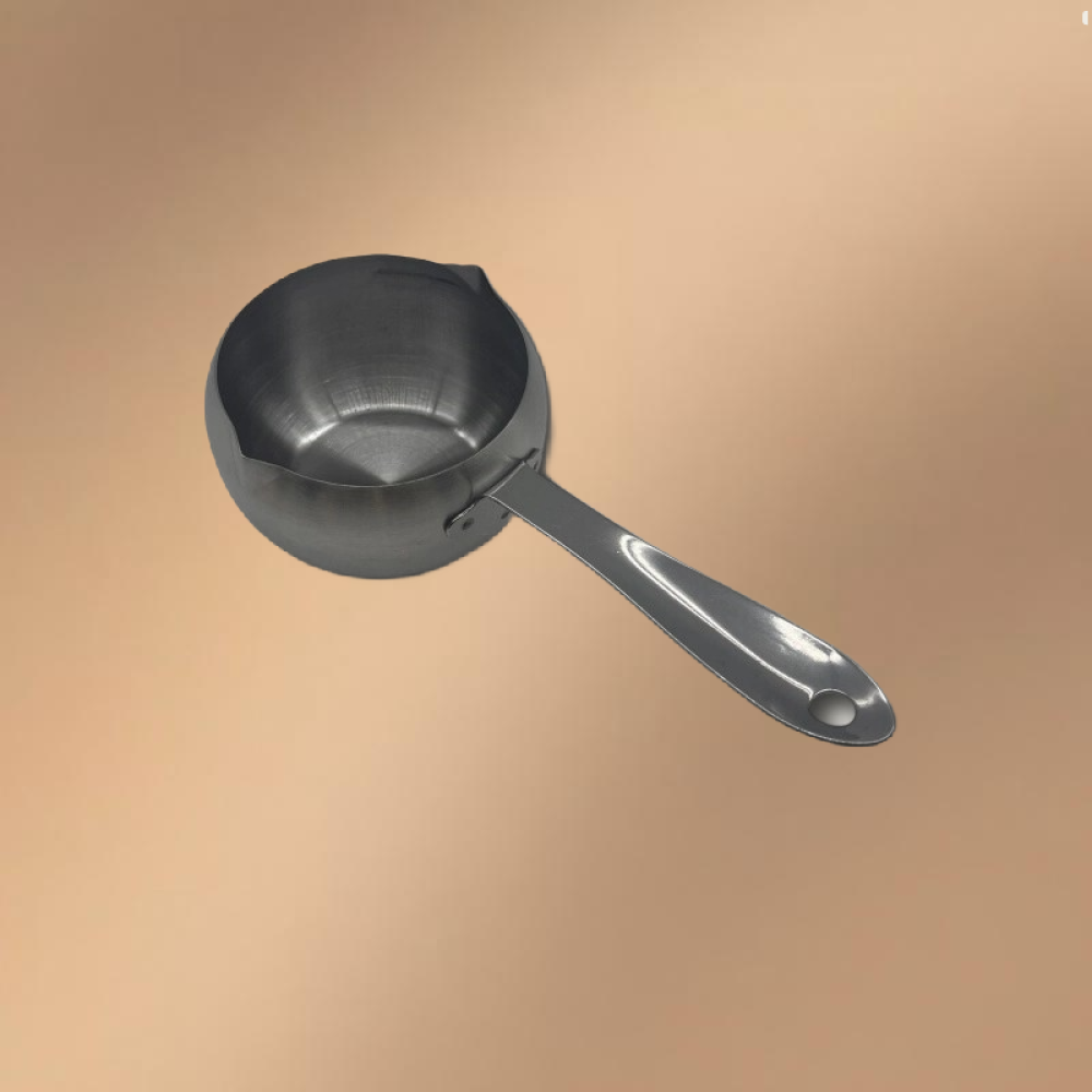 Silver Stainless Steel Drum-Shaped Oil Extraction Pan