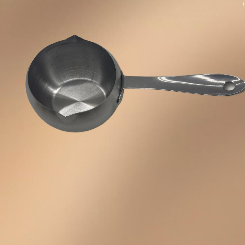 Silver Stainless Steel Drum-Shaped Oil Extraction Pan