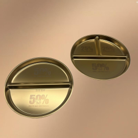 Stainless Steel Compartmentalized Thickened Dinner Plate Stainless Steel Compartmentalized Thickened Dinner Plate