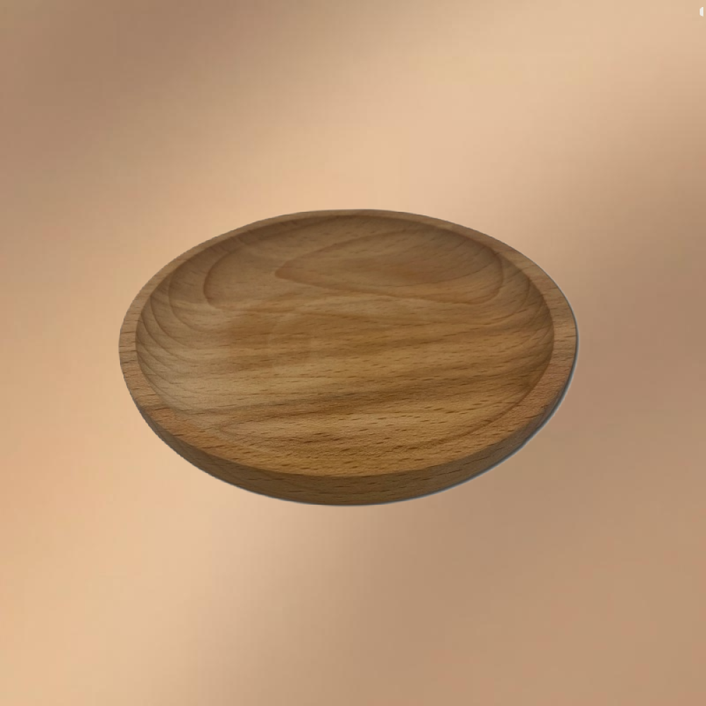 Small Round Wooden Tray