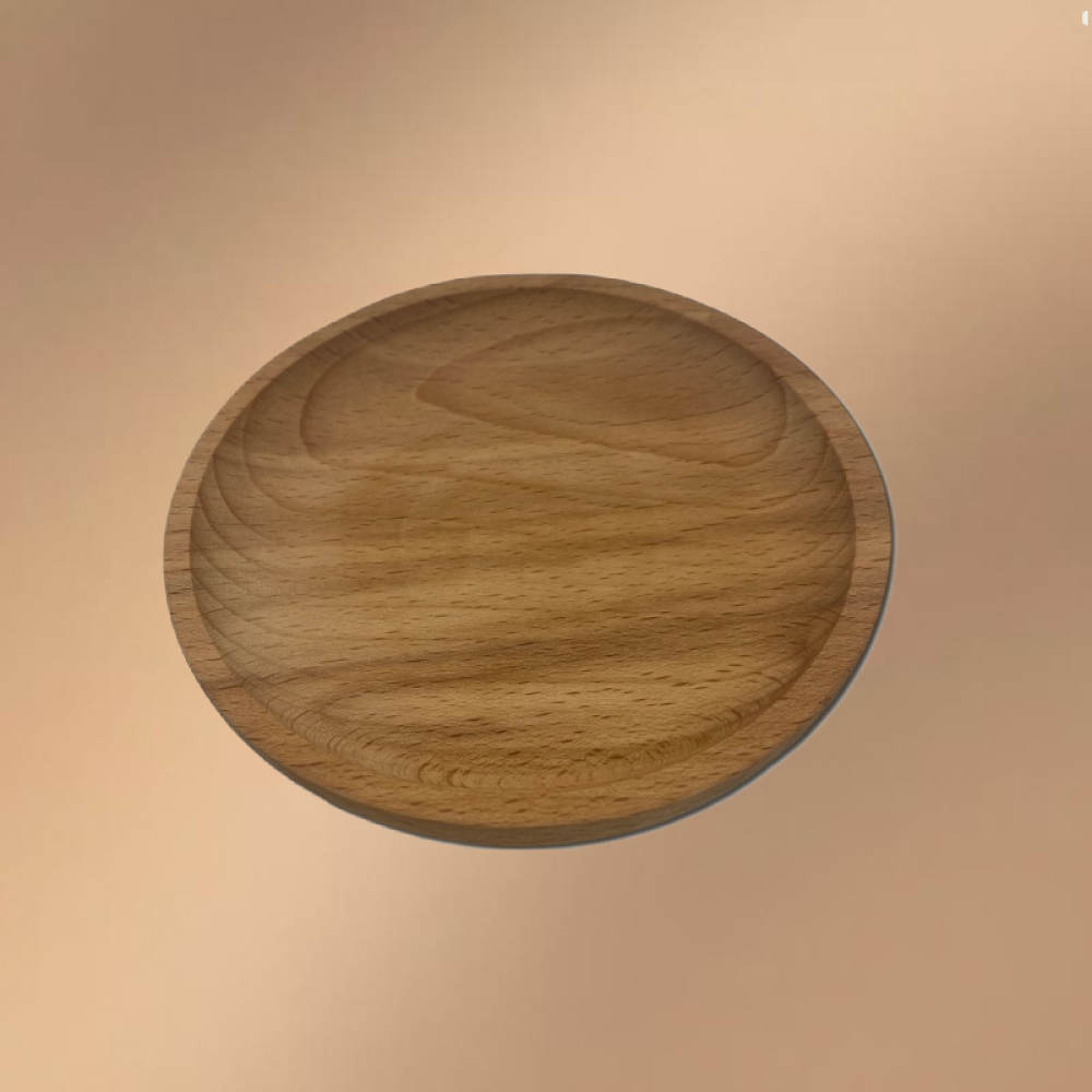 Small Round Wooden Tray