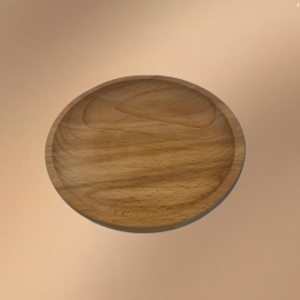Small Round Wooden Tray