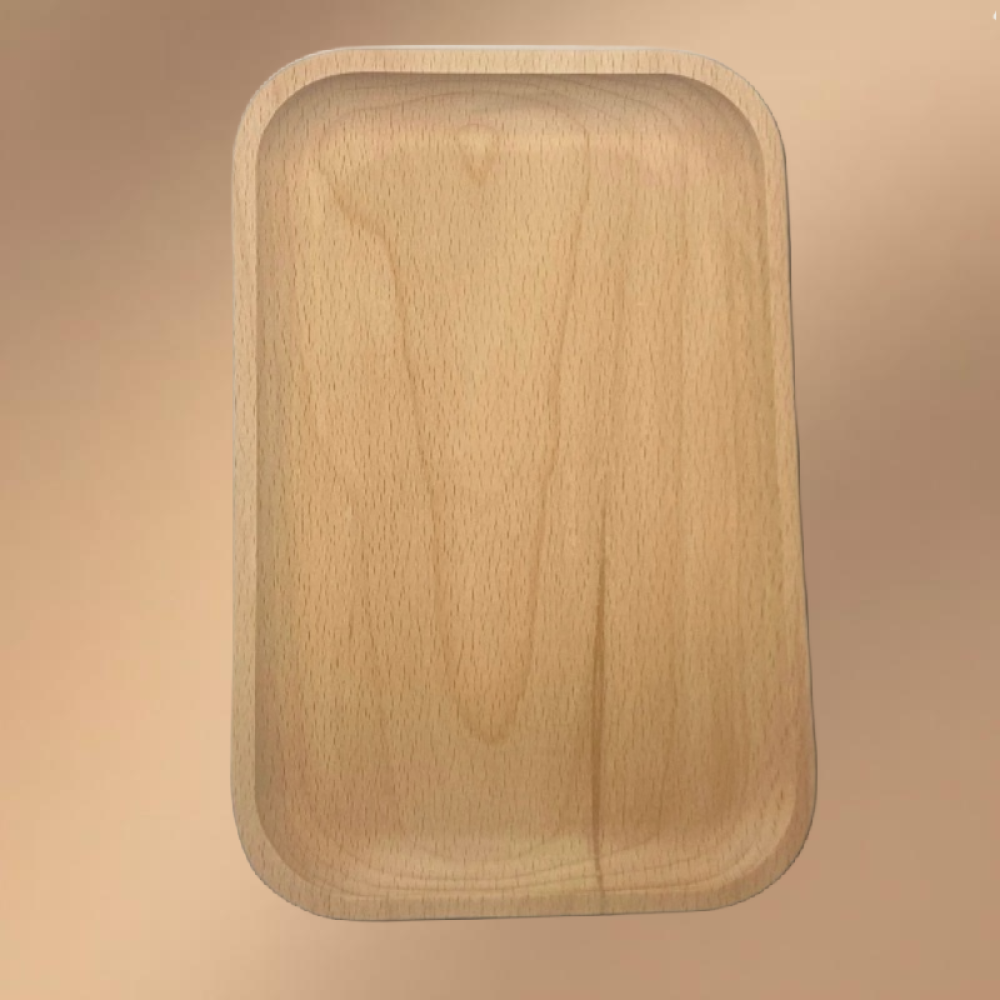 Small Round Wooden Tray