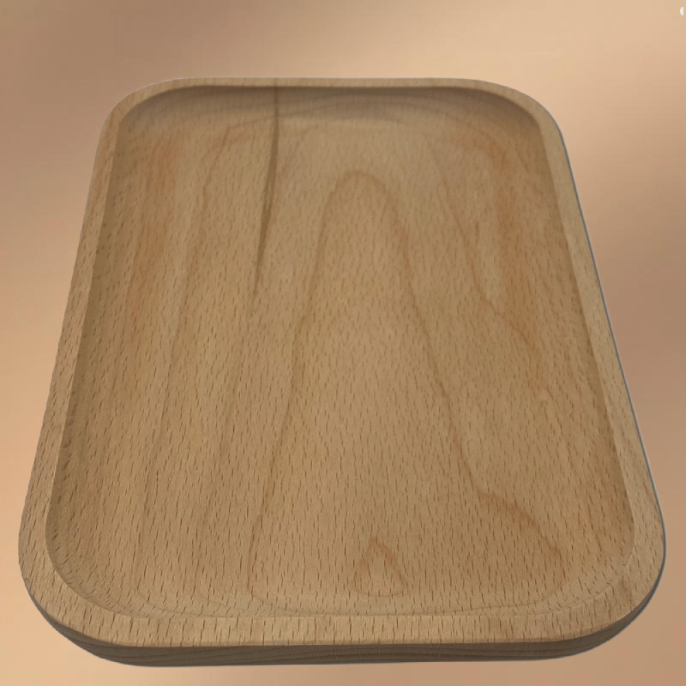 Small Round Wooden Tray