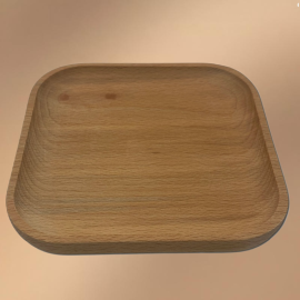 Small Square Wooden Tray