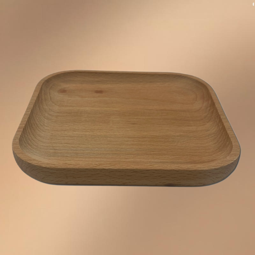 Small Square Wooden Tray