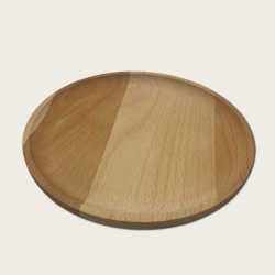 Large Round Wooden Tray